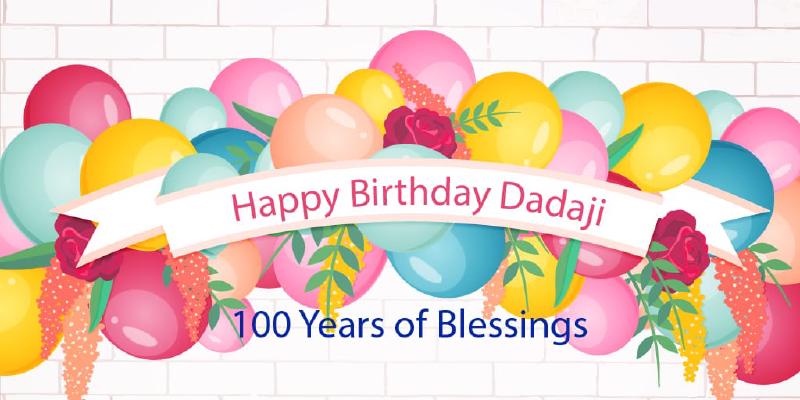 100 years - Happy birthday