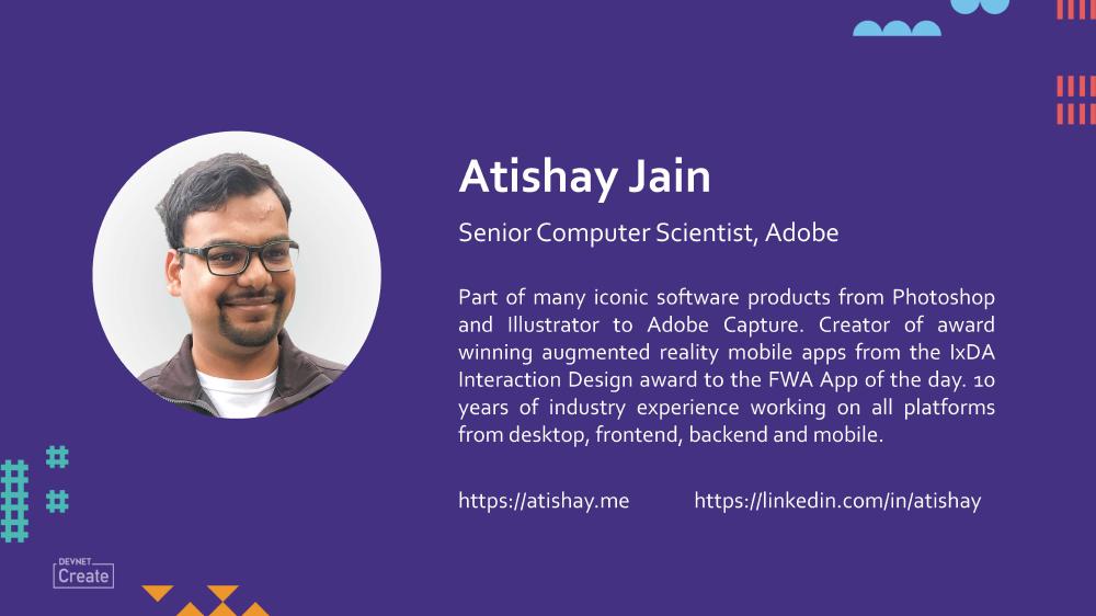 Atishay Jain at Cisco DevNet Create 2019